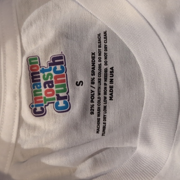 Cinnamon Toast Crunch Shirt bottle bag hair tie stickers temporary tattoo New - Picture 6 of 6